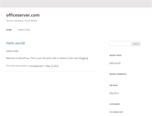 Tablet Screenshot of officeserver.com